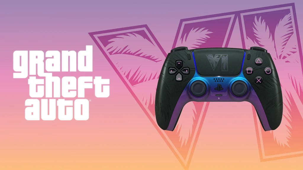 GTA VI limited-edition DualSense-controllers combineren daglicht en neonontwerpen